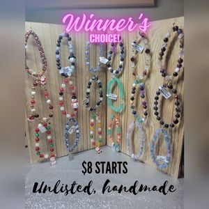 11/23 Live show - winners choice bracelet wall